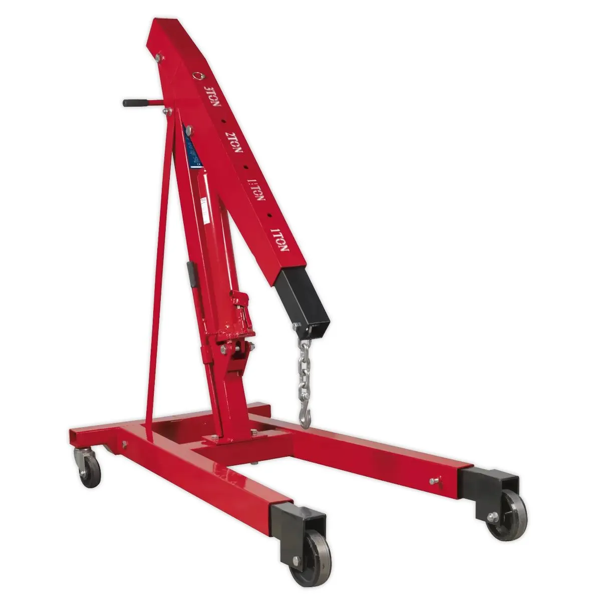 Sealey PH30 3tonne Fixed Frame Engine Crane with Extendable Legs