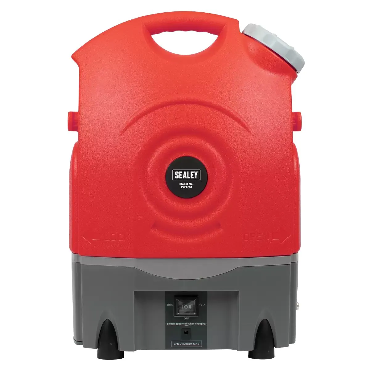 Sealey PW1712 12V Rechargeable Pressure Washer 17L
