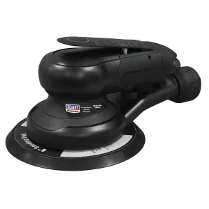 Sealey SA803 Air Palm Orbital Sander 150mm Dust-Free. Durable. and Noise-Reducing Sander for Precision Sanding