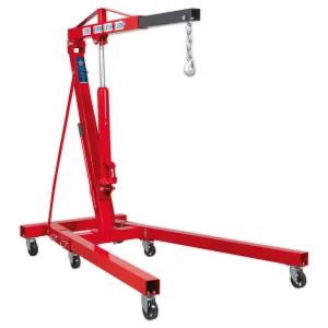 Sealey SC10 1tonne Folding Engine Crane KD Type Lift Hoist Garage Workshop