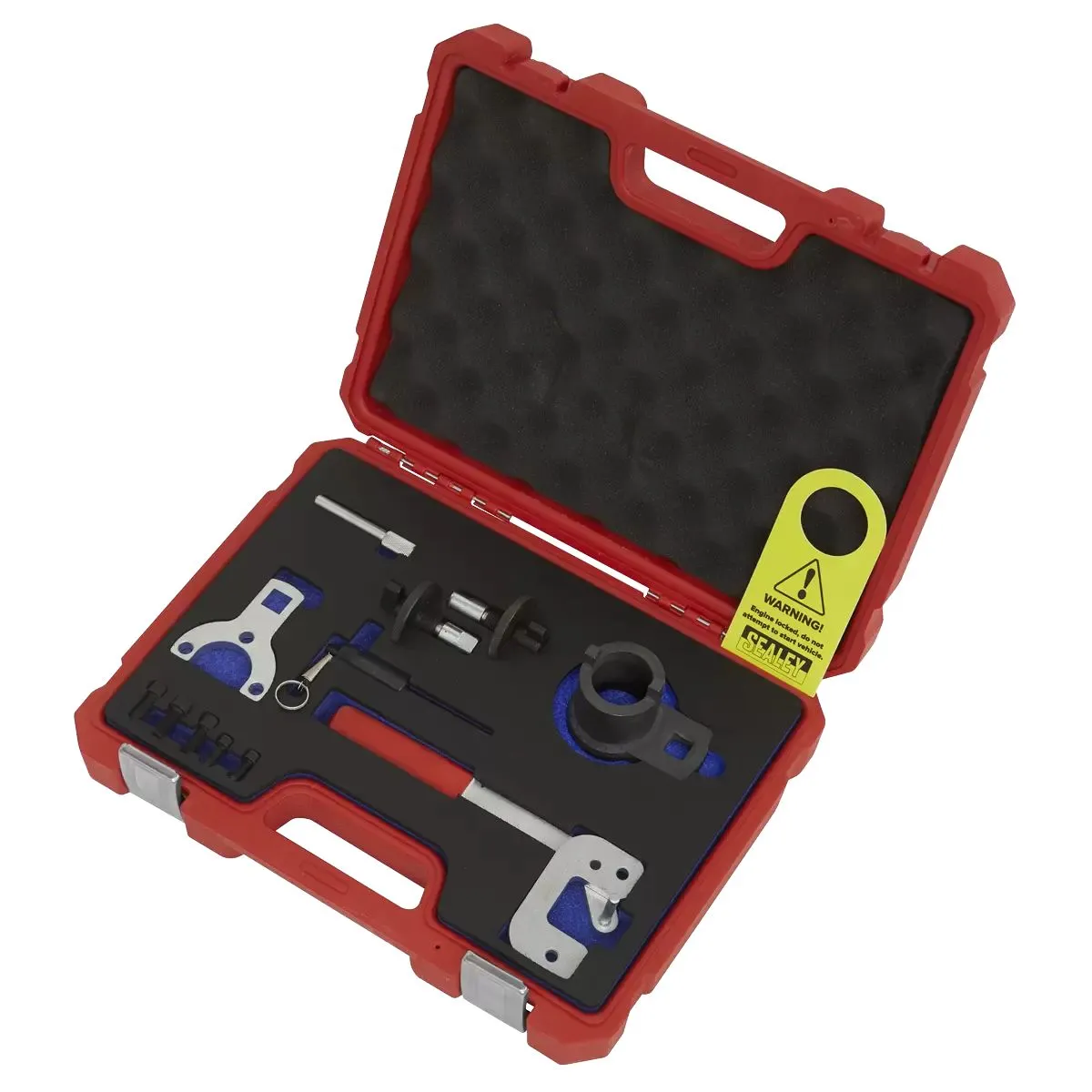 Sealey VSE6191 Diesel Engine Timing Tool Kit for Alfa Romeo. Ford. PSA. Suzuki. GM 1.3D 16v Chain Drive