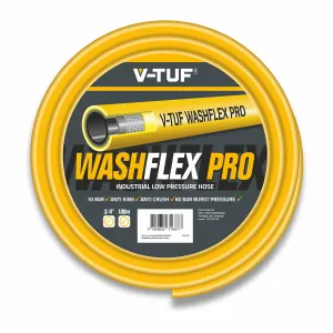 V-TUF BF34100 100m 3/4 Washflex Pro Low-Pressure Water Supply Hose for Reliable Performance