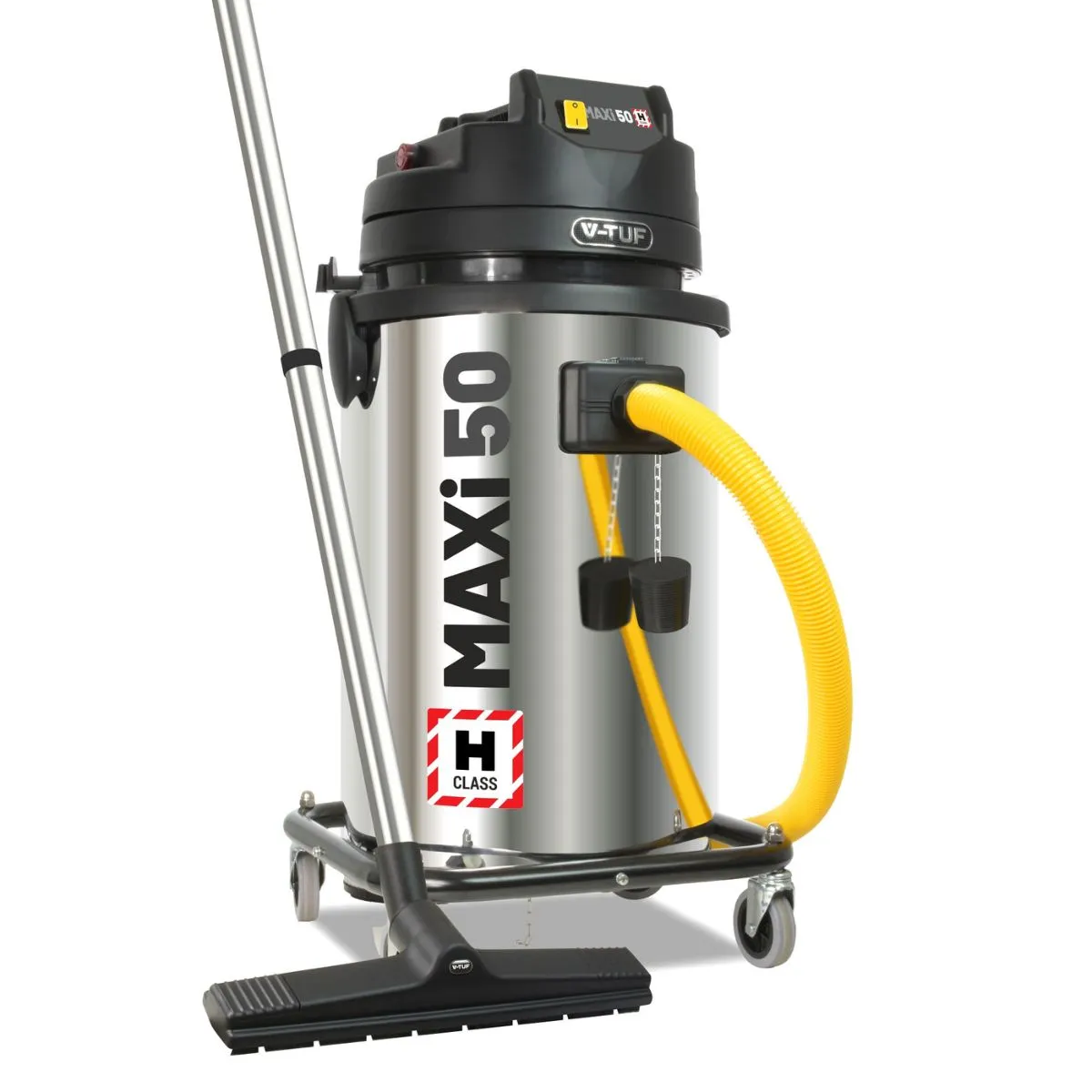 V-TUF MAXIH110-50L H-Class Industrial Dust Extraction Vacuum Cleaner 110V/1750W