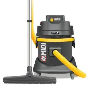 V-TUF MIDIH110 H-Class Industrial Dust Extraction Vacuum Cleaner 110V for Effective Dust Management