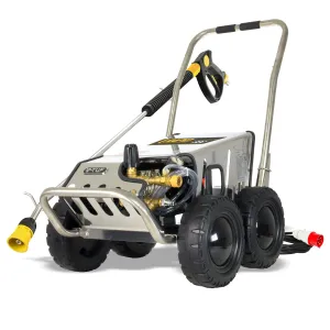 V-TUF RAPIDSSC415V-15015 15L/min All-Stainless Industrial Mobile Pressure Washer 2200psi & 150Bar