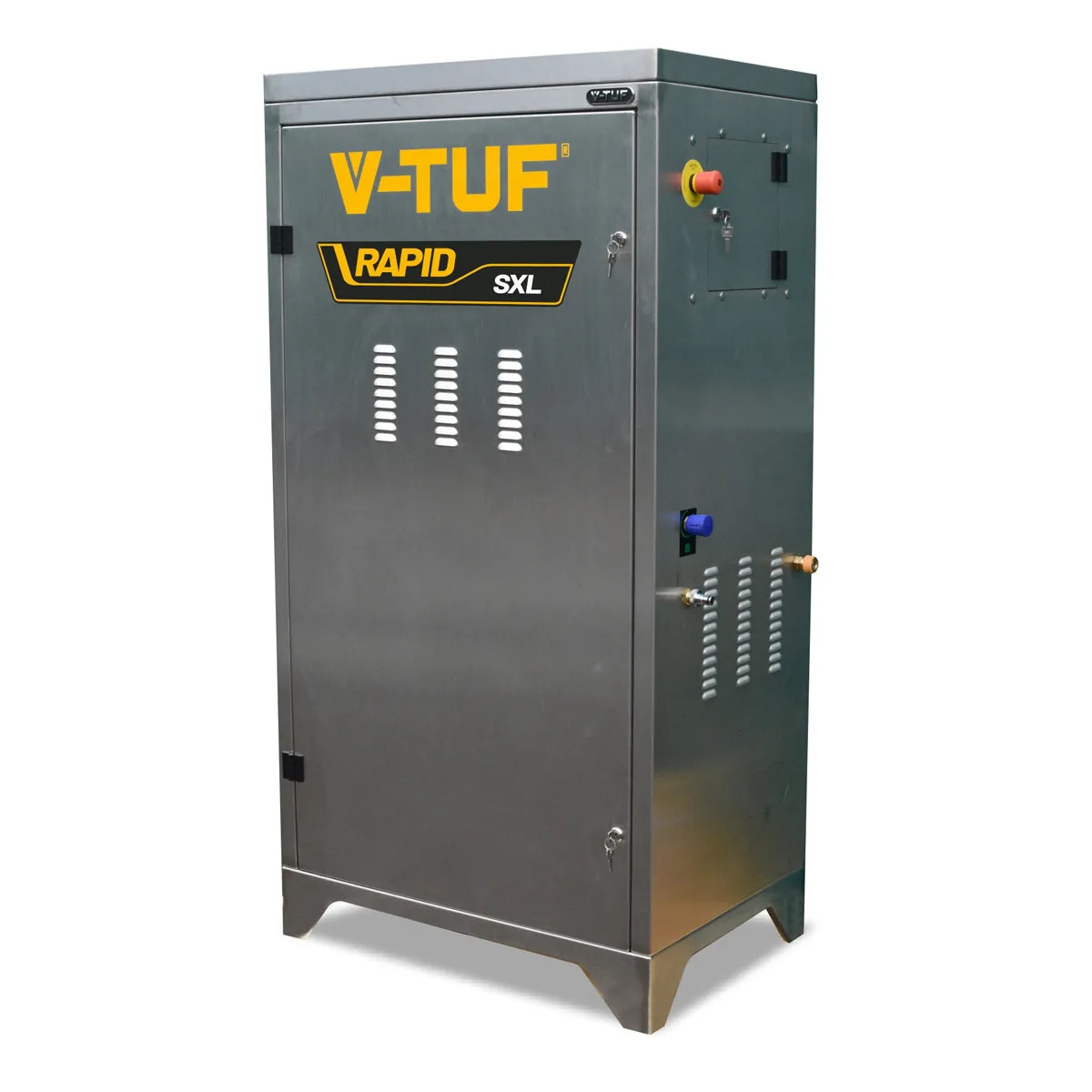 V-TUF RAPIDSXL240 100 Bar 12L/Min Static Hot Pressure Washer 304 Stainless Cabinet 240V