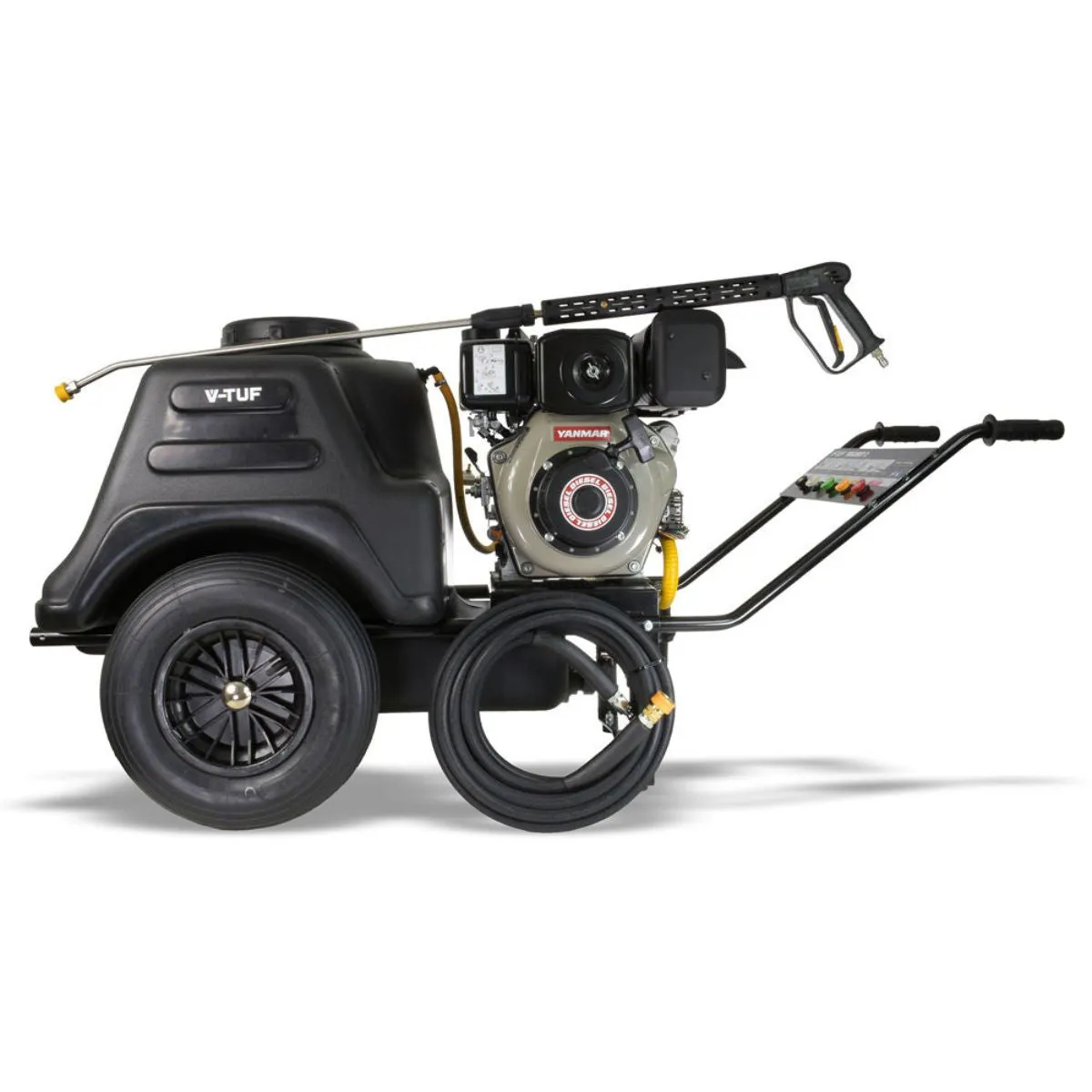V-TUF Torrent 2D5 Diesel Pressure Washer 150L Capacity. Yanmar L4.8 Engine & 150Bar Pressure