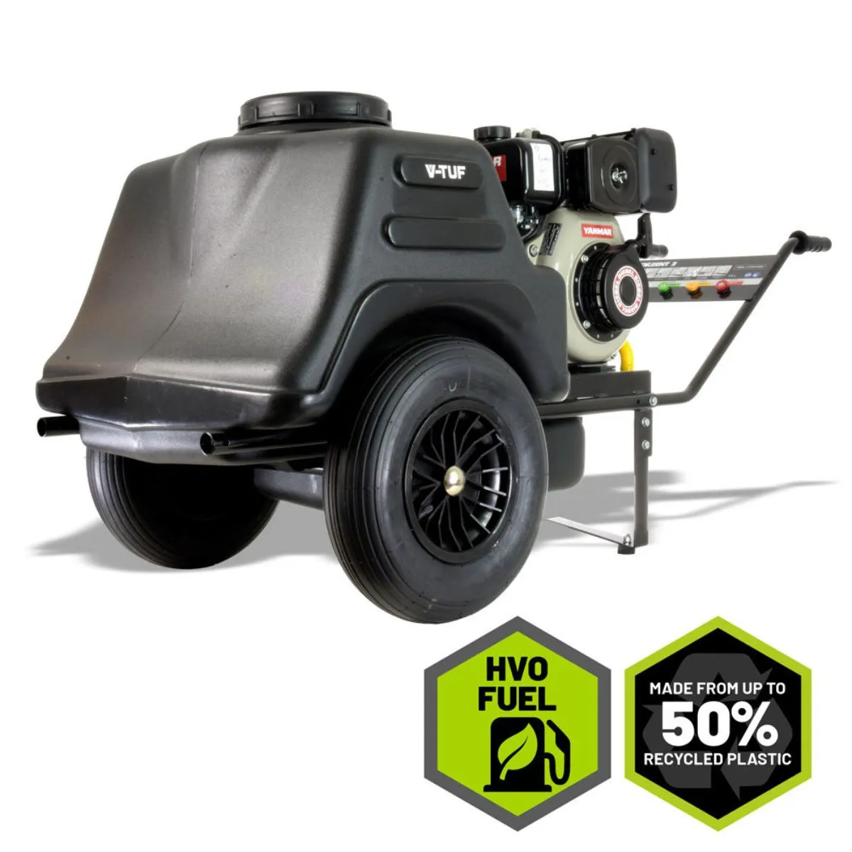 V-TUF Torrent 2D5 Diesel Pressure Washer 150L Capacity. Yanmar L4.8 Engine & 150Bar Pressure