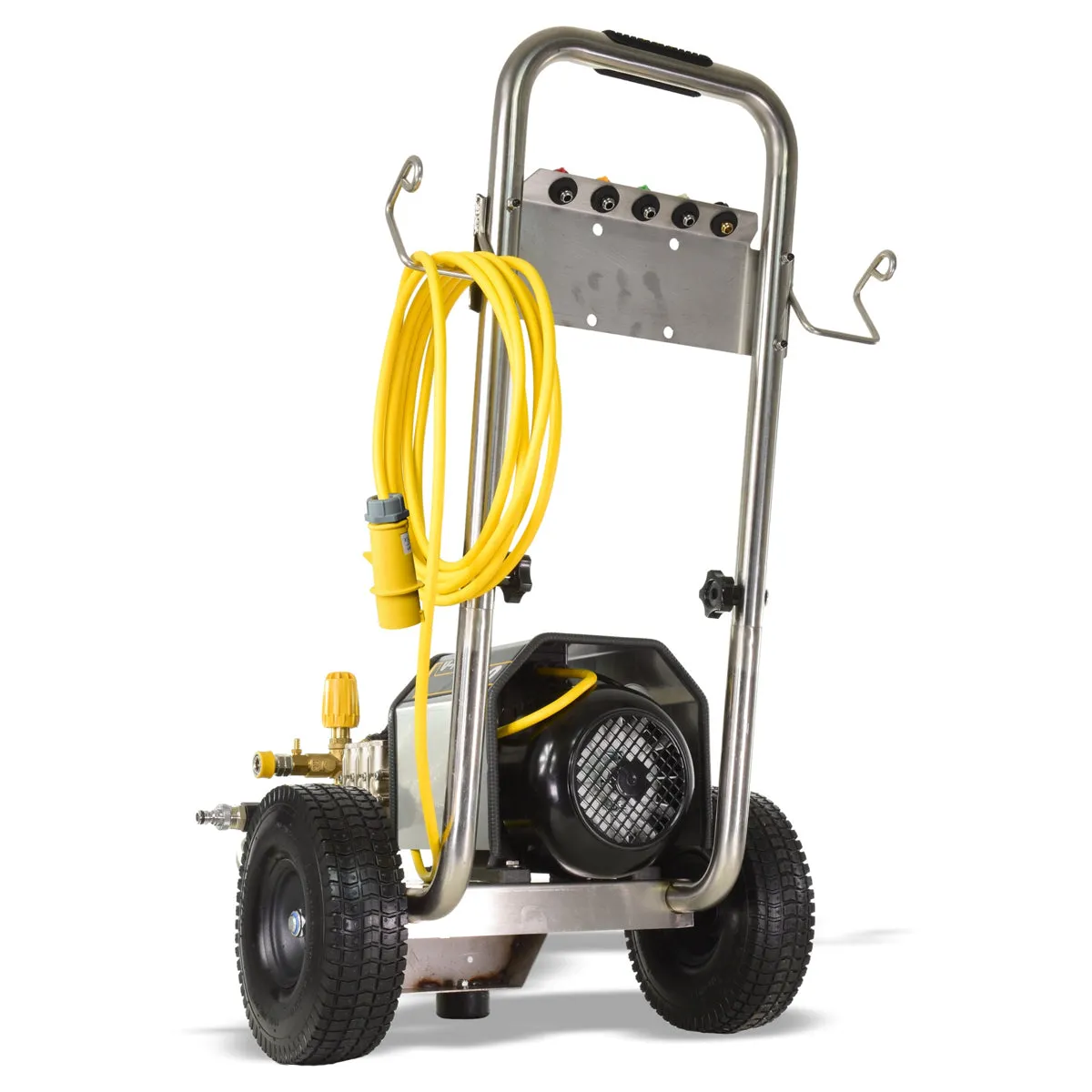 V-TUF VTUF110 12L/min Compact. Industrial. Mobile Electric Site Pressure Washer 1450psi & 100Bar