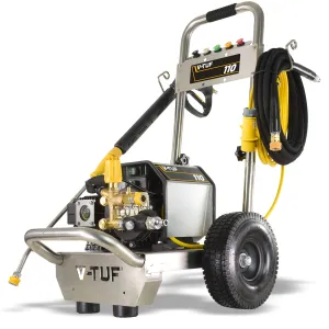 V-TUF VTUF110 12L/min Compact. Industrial. Mobile Electric Site Pressure Washer 1450psi & 100Bar