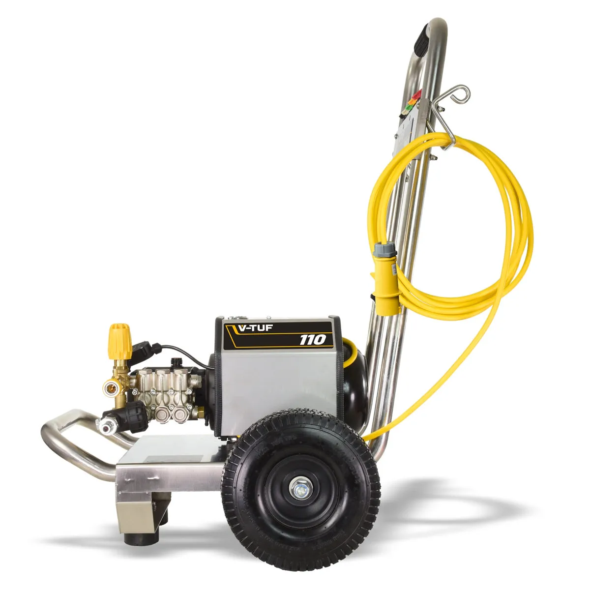 V-TUF VTUF110 12L/min Compact. Industrial. Mobile Electric Site Pressure Washer 1450psi & 100Bar