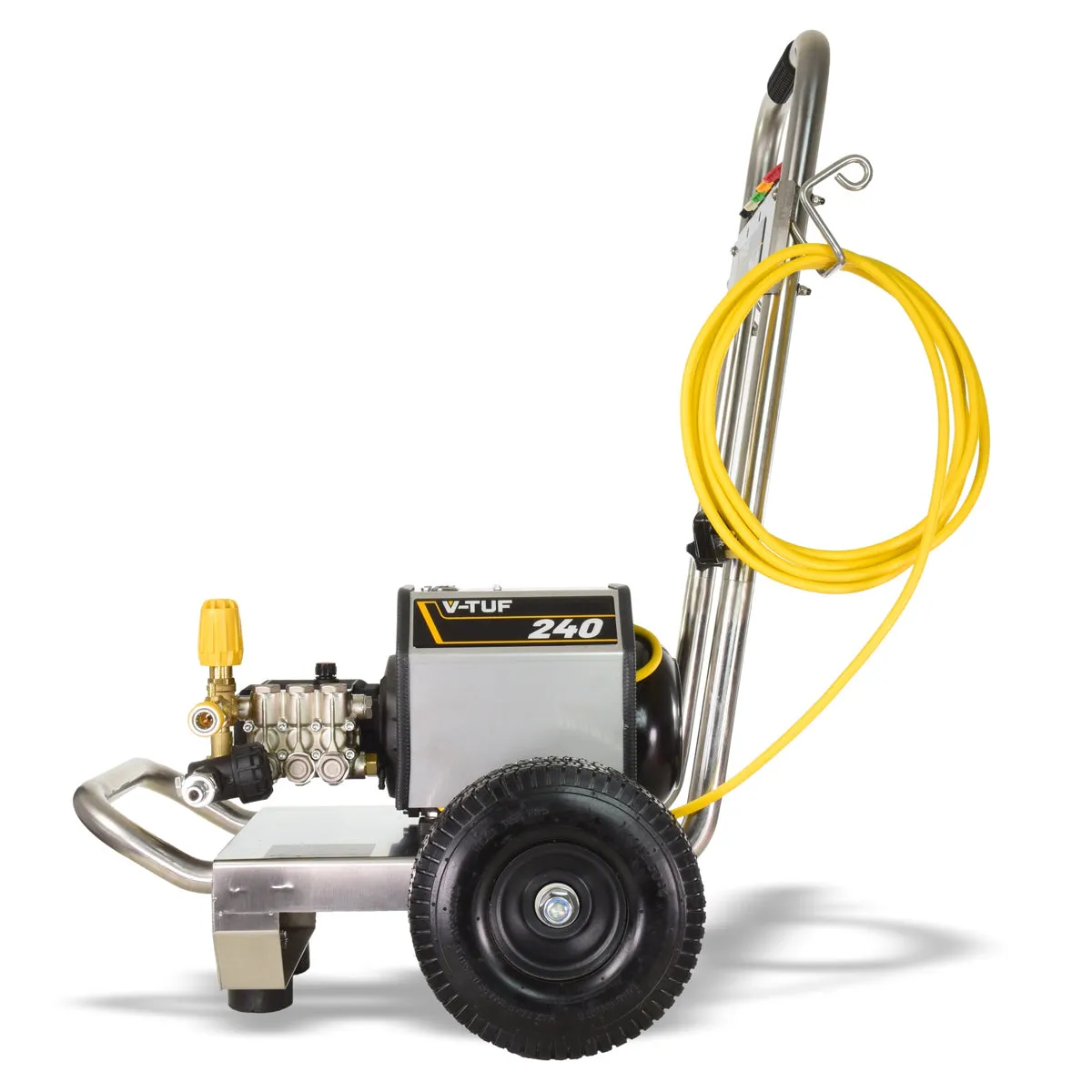 V-TUF VTUF240T Compact. Industrial. Mobile Electric Pressure Washer 1450psi. 100Bar. 12L/min 240V